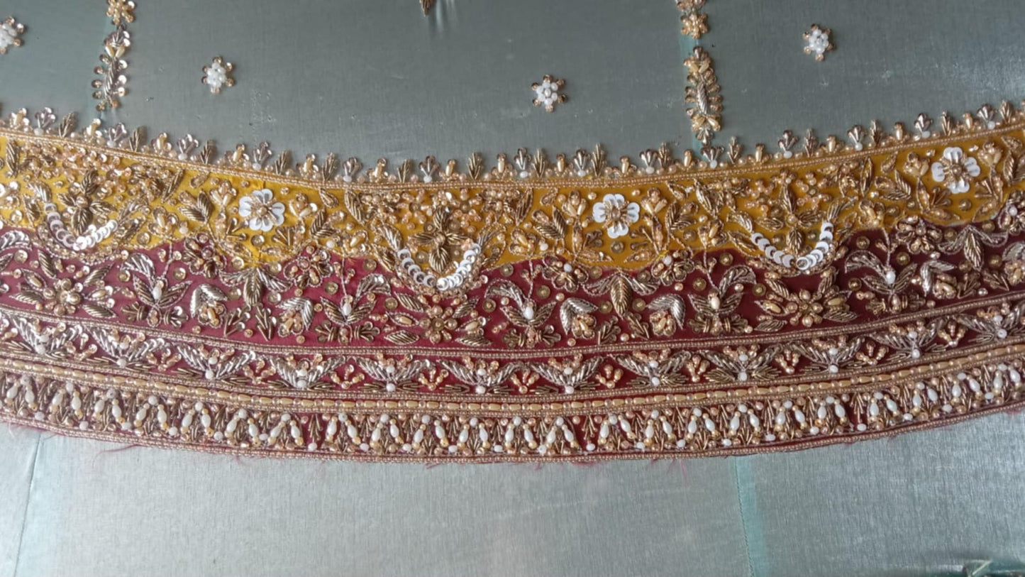 Urooj – Luxury Angrakha Kalidaar Pishwas Ensemble