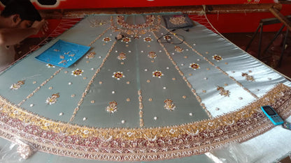 Urooj – Luxury Angrakha Kalidaar Pishwas Ensemble