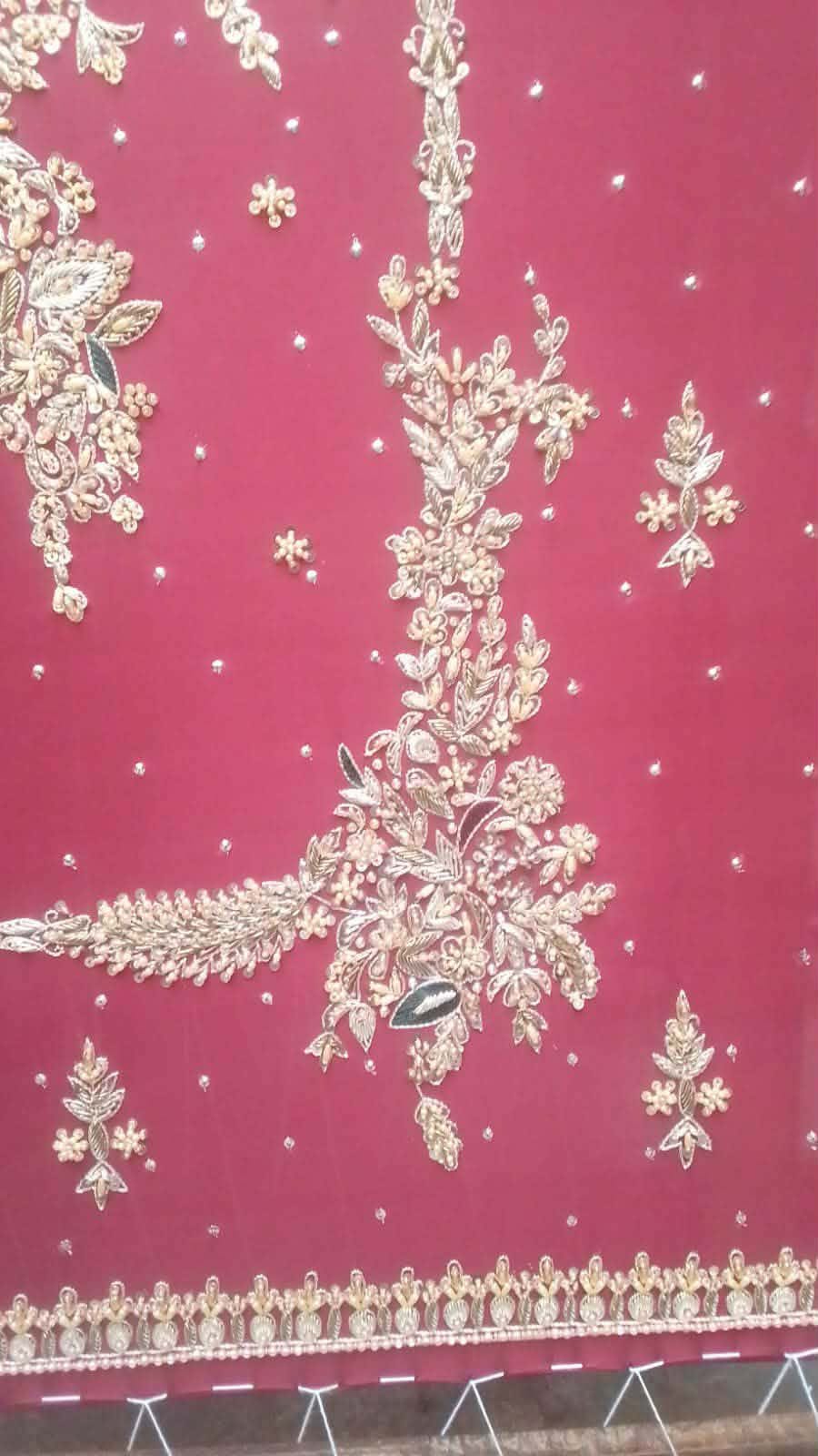 Rang-e-Heritage – Royal Maroon Hand-Embroidered Suit
