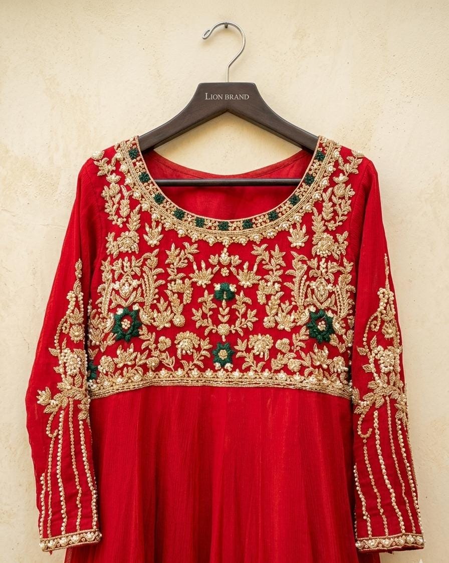 Surkhab Festive Georgette Anarkali Gown