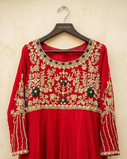 Surkhab Festive Georgette Anarkali Gown