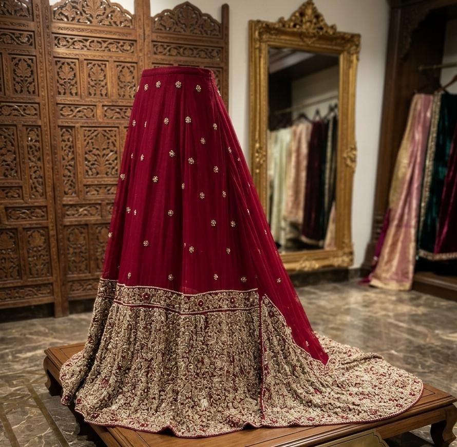 Farshi Lehenga Kameez – Luxury Bridal Couture